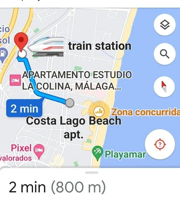 Costa Lago Beach Torremolinos Spain